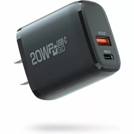 Unbranded PD 20W USB Type C Fast Charger Power Adapter Dual Port Quick Charge Wall Charger
