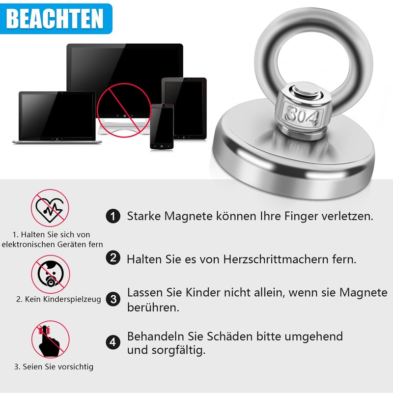 Magnete Stark Neodym Magnete 42mm (DY32mm_10PCS)