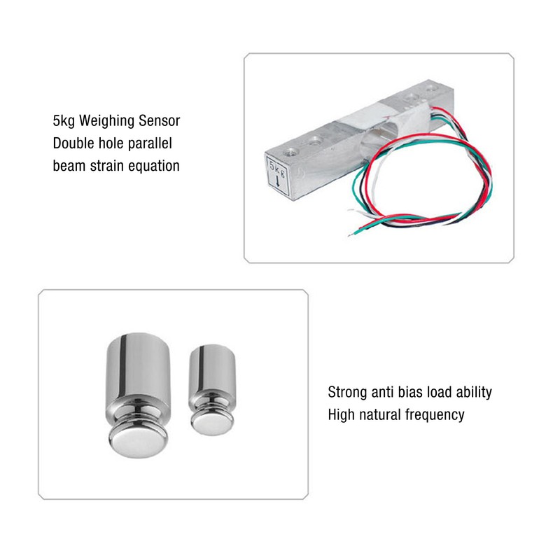 Electronic Scale Development Board Kit 1602 LCD Display 5KG Load