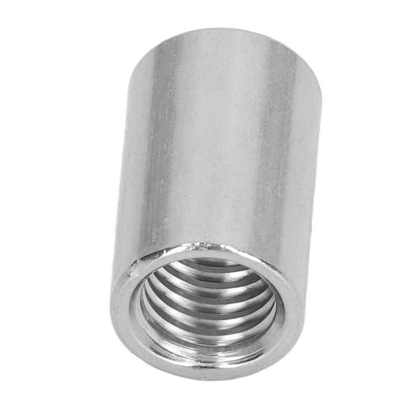 10Pcs Coupling Nut Round Rod Connector Female Thread 304 Stainless