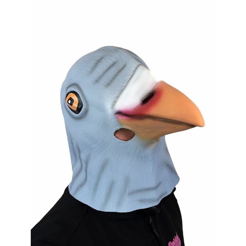 Rubber Johnnies Pigeon Latex MASK Full Head Bird Animal MASKS