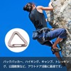 winova Triangle Carabiner Stainless Steel with Key Ring, Lightweight and