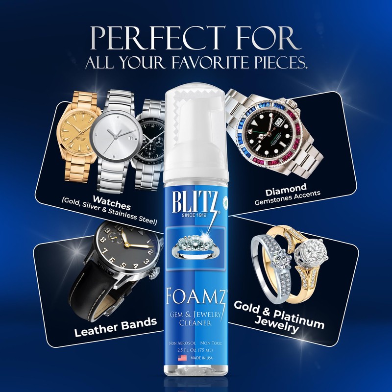 20680 Blitz Watch Care Kit - 4Piece Kit (Designer Box),