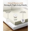 Good Sleep Bedding Fitted Sheet Only - 100% Egyptian Cotton,