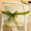 Volumoon 15cm x 25m Green Classic Table Runner, Polyester, Table