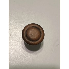 1 Vtg Drawer Cabinet Knob Pull Brass Wood Canada Restoration Hardware MCM Farm