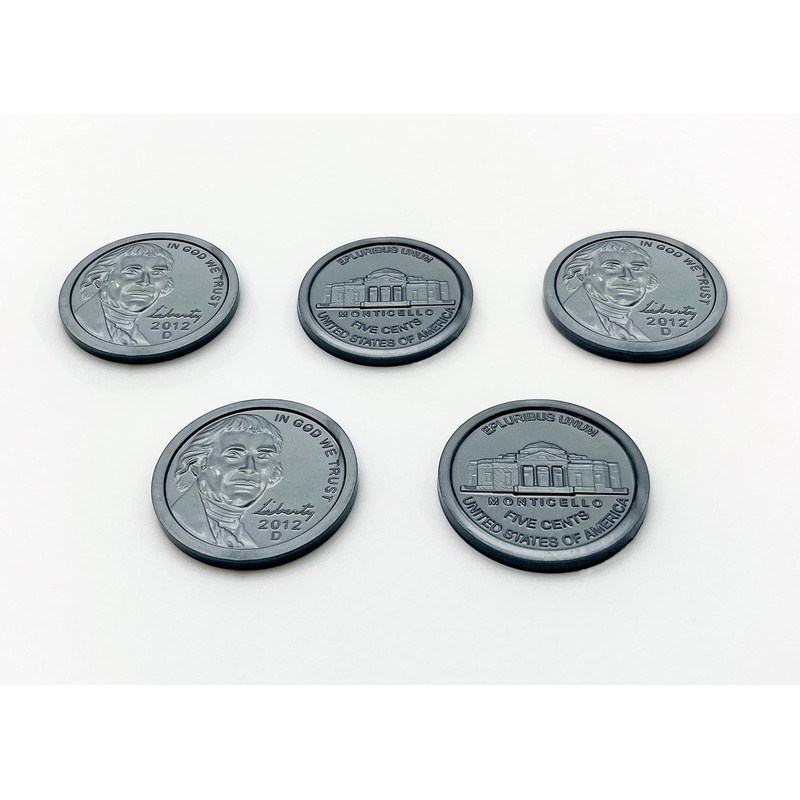 Teacher Created Resources Play Money: Nickels (TCR20654)