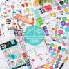 Planner Stickers - 28 Sheets, 1378 Stunning Design Accessories for