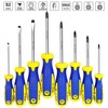 S&R Screwdriver Set 8-Piece with Power Handles - SL-PH-PZ, Professional