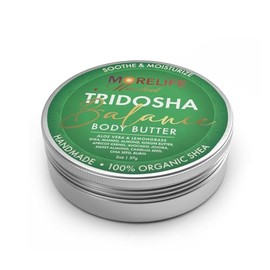 MoreLife Market Tri-Dosha Body Butter 100% Organic | Preservative Free | Reduce Wrinkles and Support Anti-Aging | Vegan, Cruelty-Free | 2oz