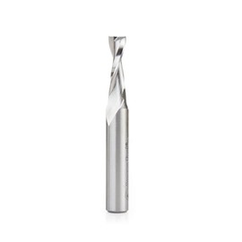 Amana Tool HSS1643 HSS Spiral Aluminum Cutting Double Flute Up-Cut 3/8 D x 1-1/4 CH x 1/2 SHK 3-3/4 Inch Long Router Bit