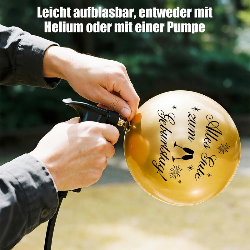 WenmthG Pack of 30 Balloons 40th Birthday Decoration - 40th
