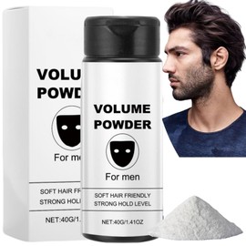 Hair Styling Texturising Powder,Hair Styling Powder for Men,Volume Pow/der for Men,H/air Thickening Po/wder,Tex/ture Pow/der for Fluffy H/air,Long-Lasting Hold,Suitable for All Ha/ir Types,Oil-Control