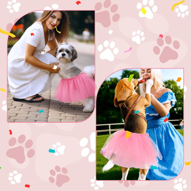 Dog Tutu Pink Tutu for Dogs, Cute Dog Dresses for