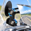 180° Wide-Angle Motorcycle Rearview Mirror for Blind Spot Visibility –