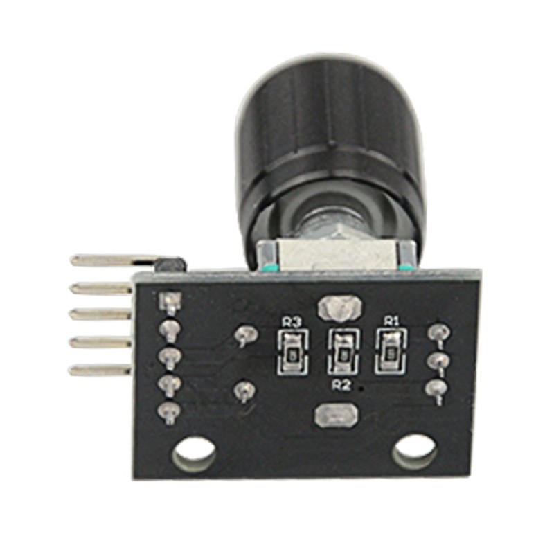 WMYCONGCONG KY-040 360度ロータリーエンコーダーモジュール ノブキャップ付き 回転式 エンコーダモジュール 開発ボード プッシュボタン付き Arduino用 8個