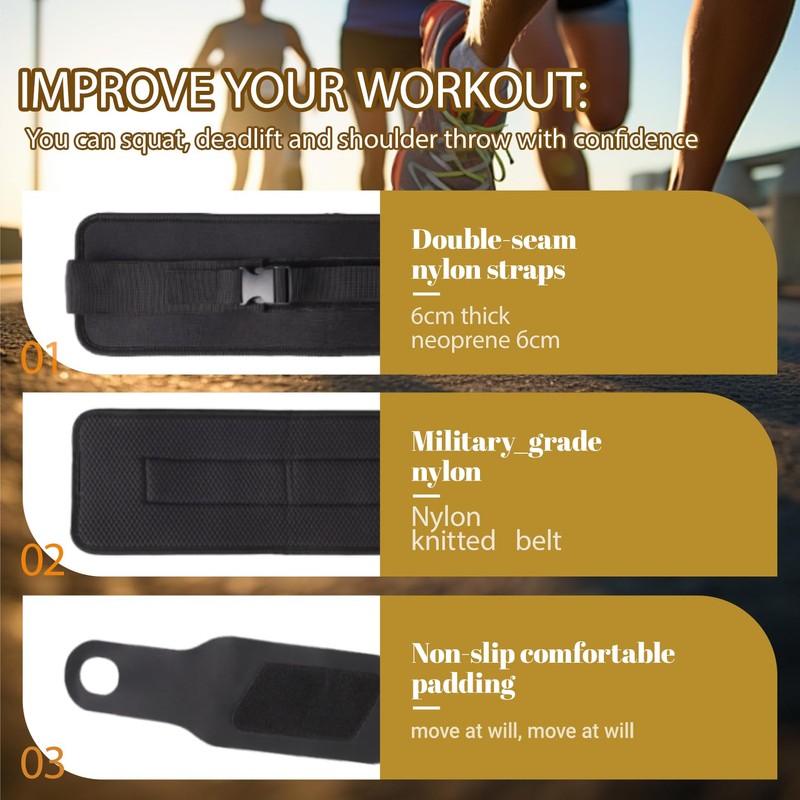 Hip Thrust Belt, Practical Adjustable Weight Belt for Hip Thrust