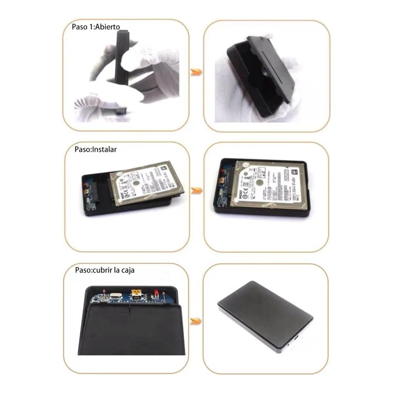 Carcasa Disco Duro Externo Case Adaptador Ssd Sata Usb 3.0