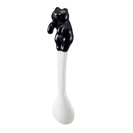 Japonmania デコレ(Decole) よじのぼりスプーン 黒猫
