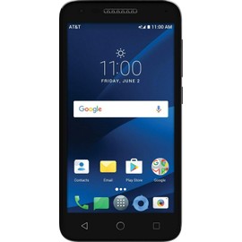 AT&T Prepaid Alcatel idealXCITE 6030B 5" Android 7.0 Smartphone Cell Phone, 8GB, Black