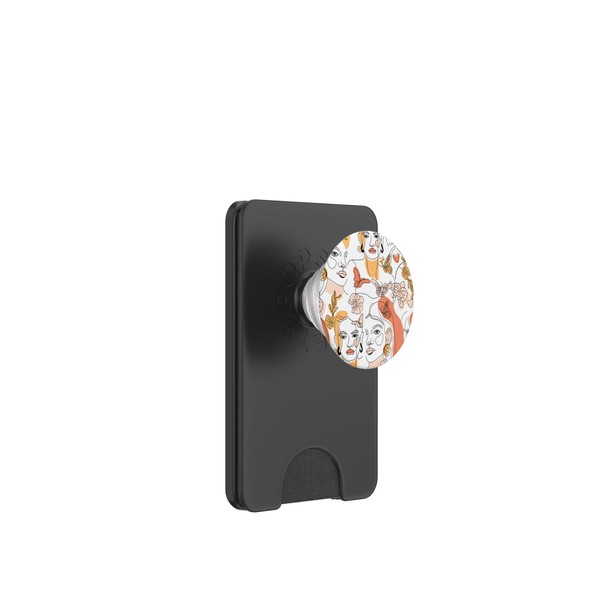 Womans Face Faces Beautiful Painting Art Abstract Gift PopSockets PopWallet