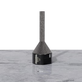 REKCKRALL Diamond Finger Bit 6-25mm (1/4"-1") for Enlarging, Shaping & Beveling Holes in Porcelain, Ceramic, Granite, Marble Tiles – 5/8"-11 Thread, Wet/Dry Use