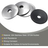 TOP-VIGOR 100Pcs EPDM Bonded Sealing Washers, 5.5mm ID 16mm OD