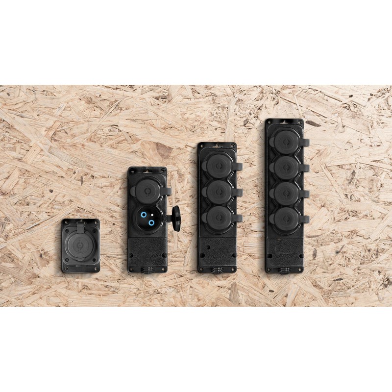 Miratic Workshop Schuko Plug Outdoor Waterproof IP44 230 V 16