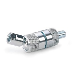 Ganter Normelemente Ball Joint Ball with Internal Thread M6 and Mounting Side with Screw Steel GN 782-M6-KI-2