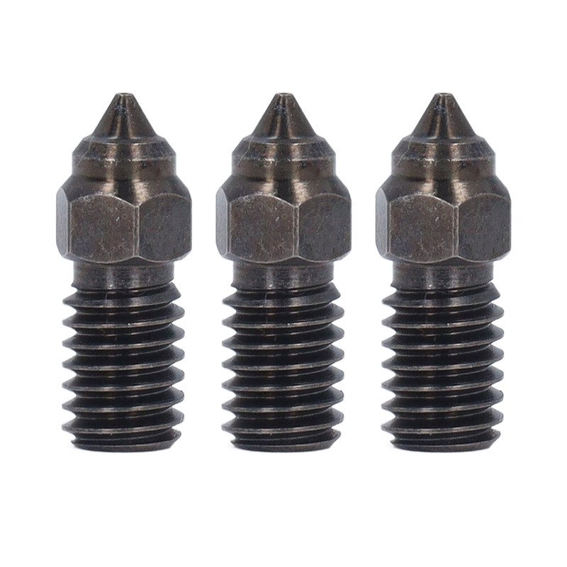 3Pcs Hardened Steel Nozzle High Speed 1.75MM 0.4mm for ENDER