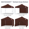 MASTERCANOPY Ez Pop-up Canopy Tent 10x10 Commercial Instant Canopies with