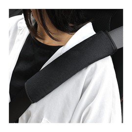 CGEAMDY Pack of 2 Car Seat Belt Pads, Seat Belt Pads, Durable Car Seat Belt Pads, Car Seat Belt Shoulder Pads for Adults Children (Black)