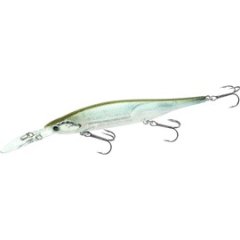 LUCKY CRAFT Lightning Staysee 110 MG-S ~Sinking Longbill Jerkbait side by side Action Perfect Wobbling Freshwater Lake Bass Fishing Bait (283 Silver Cheek Ghost Minnow)