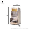 Conector Metálico Rj45, 100 Piezas, Cat 6, Conector De Crimpado,