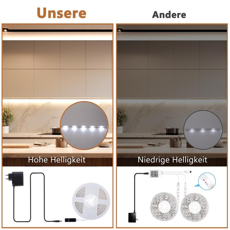 LED Strip 30 m, Warm White 2700 K - 6500