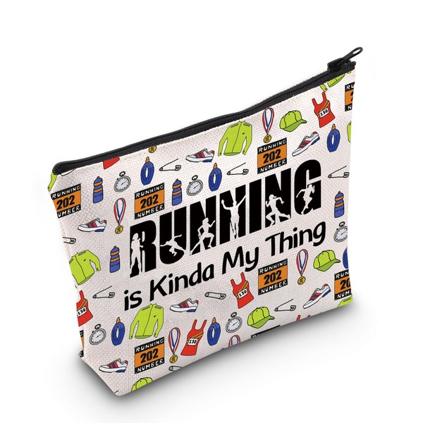 Running Gift Running is Kinda My Thing Cosmetic Bag Marathon