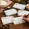 60 Pack Christmas Recipe Cards 4x6 Inch Double Sided Holiday