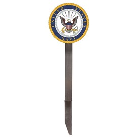U.S. Navy Flag Holder Grave Marker with 8x12" American Flag