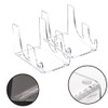 GYWHOOFT 2 Tier 14*9.5*9CM Clear Dinnerware Display Stand,2 PCS Acrylic