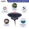 Laguna PowerHeat 315-Watt Floating Pond Heater for Outdoor Ponds with