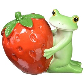 Daikai 73747 Strawberry & Frog, 1.8 x 1.4 x 1.4 inches (4.5 x 3 x 3.6 cm), Green