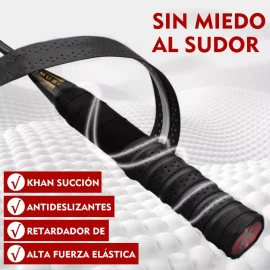 THE9SHOP Grip Tape Cinta Bat Agarre Cosa Bates Béisbol Beisball Negro