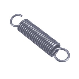 TOP-VIGOR 1Pcs Extension Compressed Spring, 2.5mm Wire Dia, 18mm OD, 90mm Free Length Durable Steel Compression Springs, Small Dual Hook Extended Tension Springs