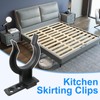 FULHANY Skirting Board Clips, 20 Pieces, Skirting Board Kitchen, Skirting