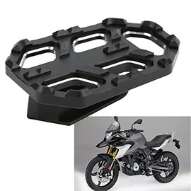 Acouto Extensión de Clavija de Freno de Pie de Motocicleta Repuesto de Aleación de Aluminio CNC para G310GS 17-2020, Reposapiés Ancho de Motocicleta Extensor de Pedal de Freno (negro)
