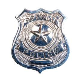 Wicked Costumes Adult Metal Police Badge - Fancy Dress Accessory