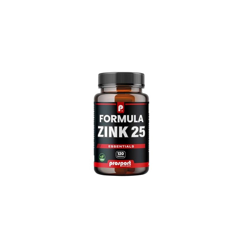 Prosport Formula Zinc 25 Vegan 120 Zinc Tablets 25 mg