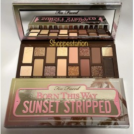 Too Faced Born This Way Sunset Stripped 16 Shades Eyeshadow Palette New In Box