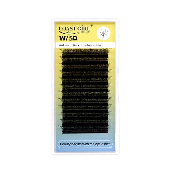 COAST GIRL YY/3D/4D/5D/6D W Shape Eyelash Extensions Premade Volume Fans