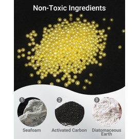 10 Packs Cat Litter Deodorizer Compatible with Whisker Odor Trap Pack Refills, Litter Robot 4 Filter, Cat Litter Odor Eliminator for Litter Robot Accessories, Cat Box Deodorizer for Litter Robot 3